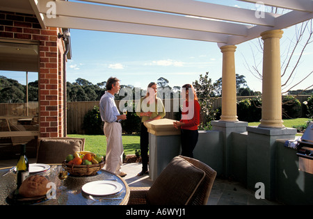Les amis de déjeuner Sydney Australie Banque D'Images