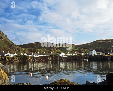 ELLENABEICH Argyll et Bute Ecosse UK Octobre Ce charmant village est dans une zone de conservation sur l'île de Seil Banque D'Images