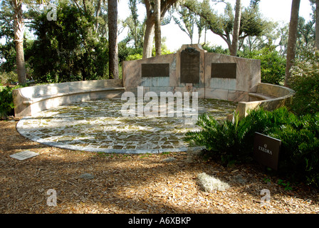 Edouard R Historique Sanctuaire et jardins clocher Bok Estate Lake Wales en Floride FL Banque D'Images