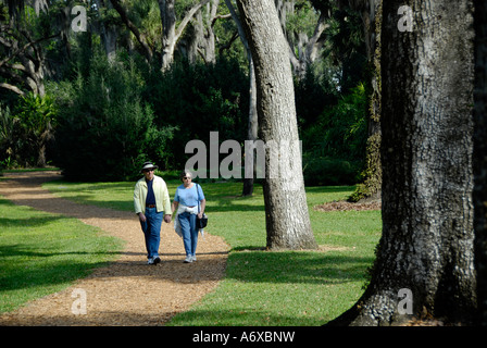 Edouard R Historique Sanctuaire et jardins clocher Bok Estate Lake Wales en Floride FL Banque D'Images