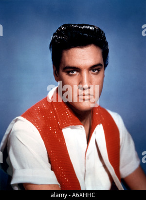 Le chanteur ELVIS PRESLEY Banque D'Images