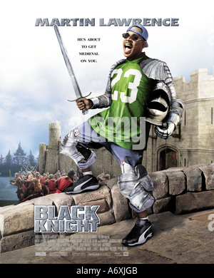 BLACK KNIGHT affiche pour 2001 20th Century Fox Film Banque D'Images