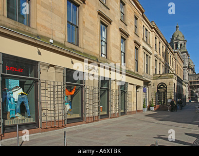 Entrée du Centre italien dans la région de Ingram Street Glasgow Banque D'Images