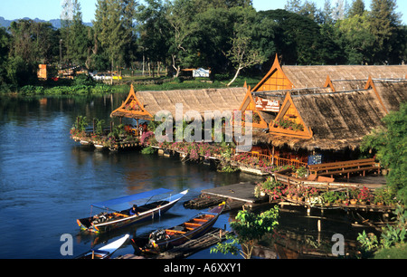 Pont Rivière Kwai Thaïlande Thai Train Railroad war Banque D'Images