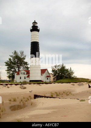 Grand phare de Ludington Sable Michigan USA Banque D'Images