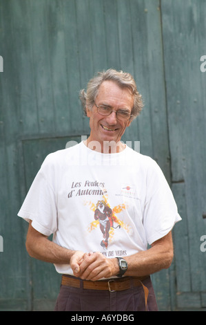 Michel Moreau Domaine de Terre Megere, Cournonsec, Montpellier. Gres de Montpellier. Languedoc. Propriétaire viticulteur. La France. L'Europe. Banque D'Images