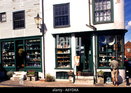 Le seigle est une petite colline haut de la ville et une paroisse civile dans l'East Sussex, est une petite colline top ville et une paroisse civile dans l'East Sussex, Banque D'Images