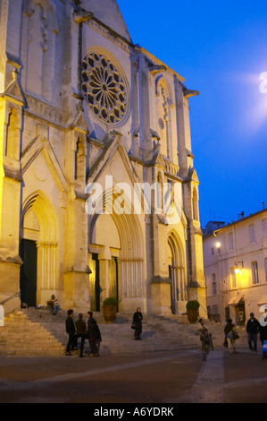 La Cathédrale Ste Anne. Montpellier. Languedoc. La France. L'Europe. Banque D'Images