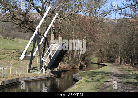 Pont sur le canal de Llangollen, Denbighshire, Wales Banque D'Images