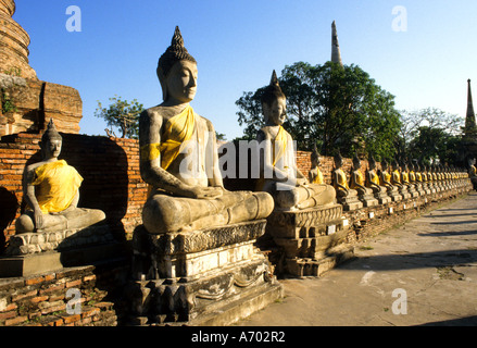 Wat Phra Ram temple Khmer Ayutthaya Thaïlande Roi Ramathibodi Banque D'Images
