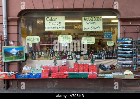 14.07.2005, Heidelberg, DEU, boutique de souvenirs à l'Alten pont, vieille ville Banque D'Images