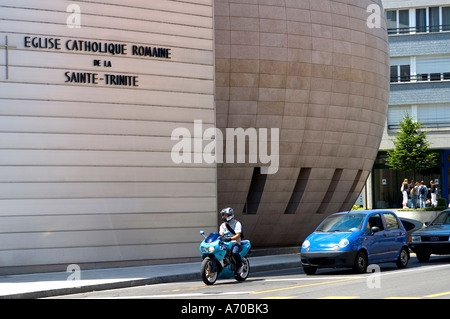 L'église Holy Trinity Church sphérique Genève Suisse Banque D'Images