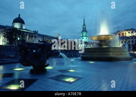 Trafalgar Square, Londres Banque D'Images