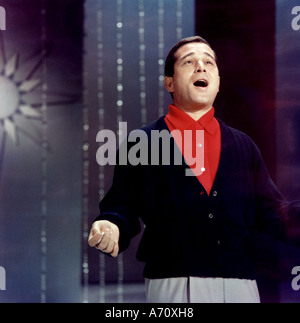 Le chanteur Perry Como Banque D'Images