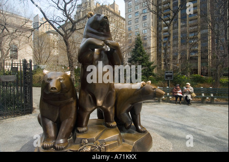 Manship Statue in Central Park Banque D'Images