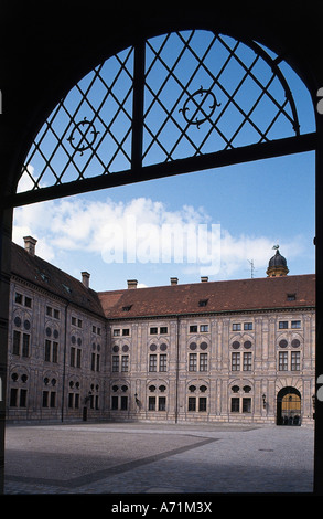 'Géographie / voyage, Allemagne, Bavaria, Munich, résidence, cour de l'empereur "Kaiserhof", construit en 1613 - 1618 par Hans Krumper sous Banque D'Images