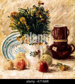 'Fine Arts, Vincent van Gogh, (1853 - 1890), peinture, 'Still life', vers 1886, von der Heydt museum, Wuppertal, historique, h Banque D'Images