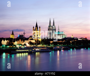 Cologne, Rhénanie du Nord-Westphalie, Allemagne, Banque D'Images