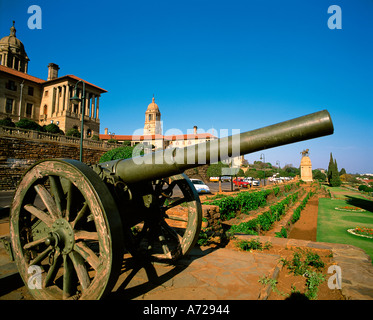 L'Union européenne Bâtiment avec cannon Pretoria Witwatersrand Gauteng Afrique du Sud Transvaal Banque D'Images