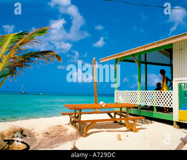 L'île de Sable à Anguilla United Kingdom West Indies Banque D'Images