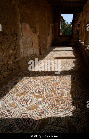 La villa romaine unique Silene près de Leptis Magna en Libye Banque D'Images