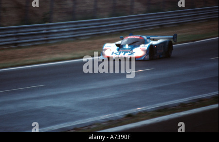 Location de concurrence dans le 1989 24 Heures du Mans Banque D'Images