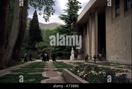 Palais de l'ancien Chah de Perse Téhéran Iran Banque D'Images