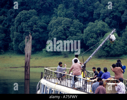 La navigation de plaisance dans la réserve de tigres de PERIYAR THEKKADY KERALA Banque D'Images