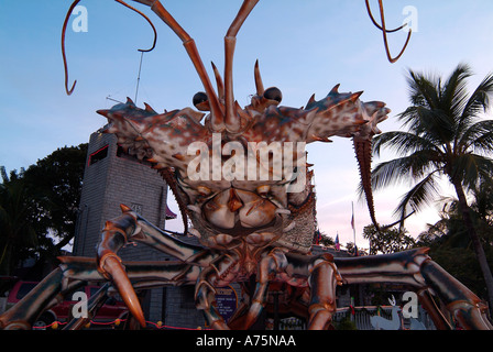 Gros homard artificiel en Floride Banque D'Images