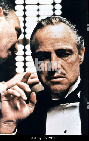 Le parrain 1972 Paramount film avec Marlon Brando Banque D'Images