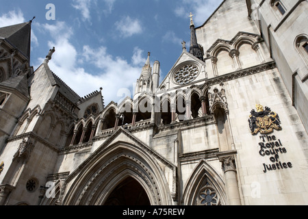 Royal Courts of Justice London England uk Banque D'Images