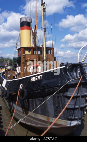 Remorqueur À VAPEUR ESSEX BRENT HYTHE QUAY MALDON ANGLETERRE ANGLETERRE EUROPE Banque D'Images