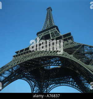 Tour Eiffel Tower Paris France Banque D'Images