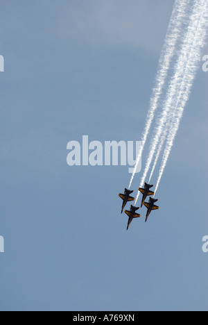 31 mars 2007 - L'équipe de démonstration en vol de l'US Navy, le Blue Angels, effectuer des démonstrations aériennes au cours de l'air show 2007. Banque D'Images