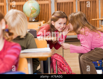 Pour parler en classe Banque D'Images