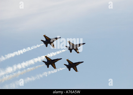 31 mars 2007 - L'équipe de démonstration en vol de l'US Navy, le Blue Angels, effectuer des démonstrations aériennes au cours de l'air show 2007. Banque D'Images