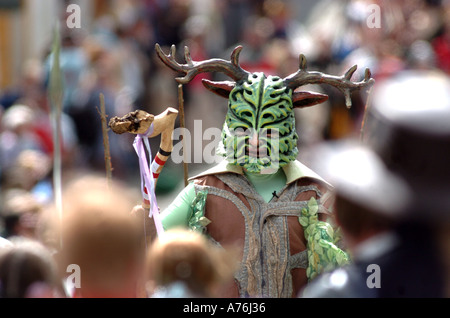 Green Man Festival d'Oisans Shropshire Banque D'Images