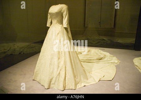 La Reine Sophie robe de mariage Palais Royal ARANJUEZ Espagne Communauté autonome de Madrid Banque D'Images