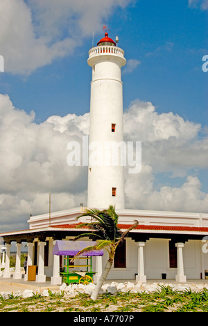 Cozumel mexique Punta Sur phare de Celarain Banque D'Images