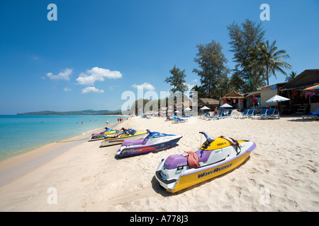 Plage de Bang Tao près de Dusit Laguna et Laguna Beach, Phuket, Thailand Banque D'Images