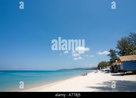 Plage de Bang Tao près de Dusit Laguna et Laguna Beach, Phuket, Thailand Banque D'Images
