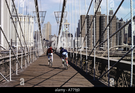 Broklyn Bridge New York USA Banque D'Images