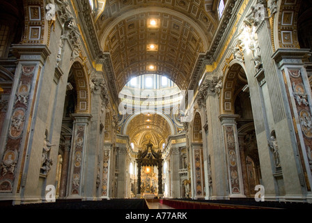 Basilique Saint Pierre au Vatican Rome Lazio Italie Banque D'Images