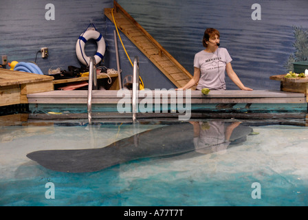 South Florida Museum et l'Évêque Planétarium et Parker Manatee Aquarium Banque D'Images