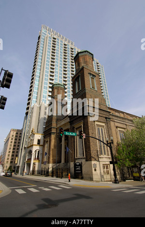 Église presbytérienne du centre-ville de Nashville, Tennessee Banque D'Images