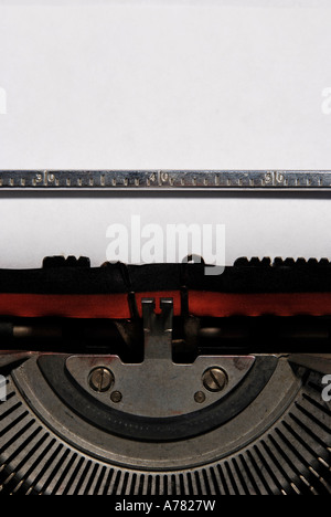 Ruban de machine à écrire s close up Banque D'Images