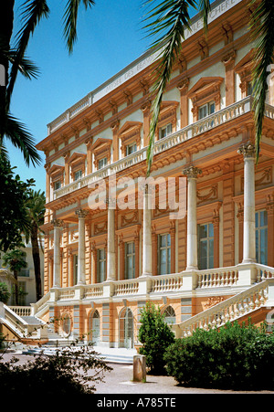 Nice Cote d'Azur France - façade arrière de la Musée des beaux-arts Banque D'Images