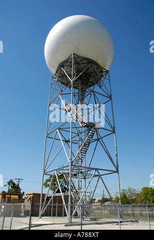 La station de radar Doppler Ruskin Floride Banque D'Images