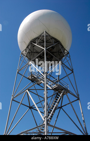 La station de radar Doppler Ruskin Floride Banque D'Images