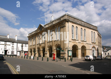UK Wales Gwent Monmouth Agincourt Square et Shire Hall Banque D'Images